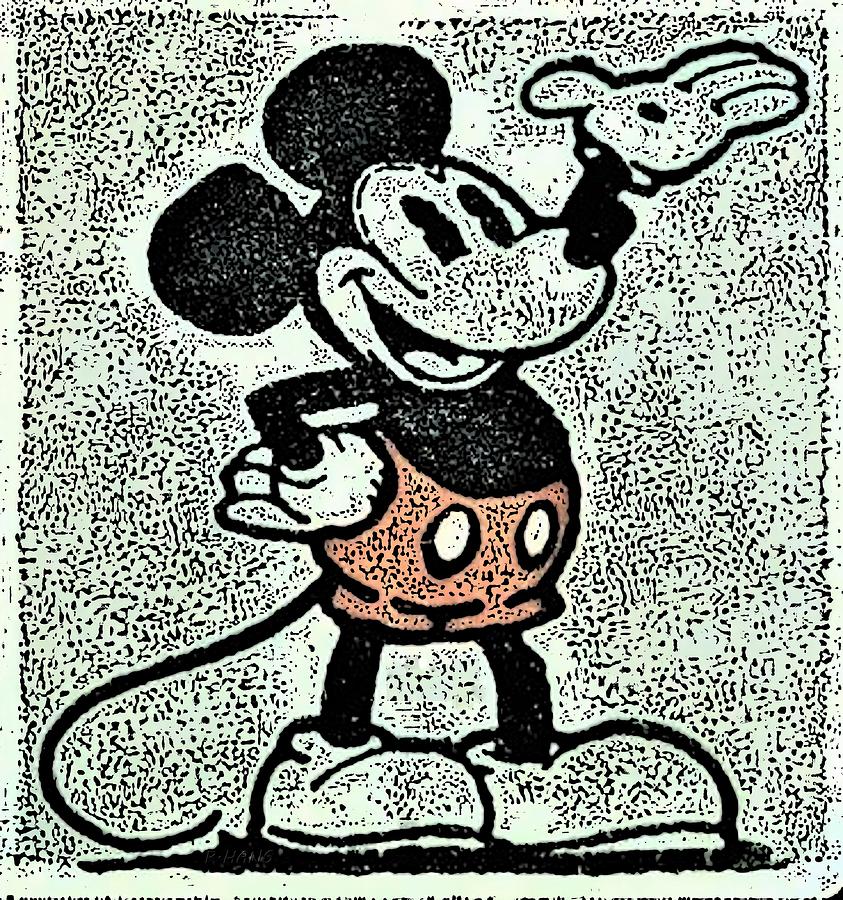 1923 Mickey Mouse Static 1 Photograph by Rob Hans