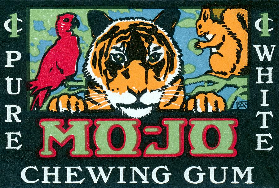 1925 Mojo Chewing Gum Painting by Historic Image
