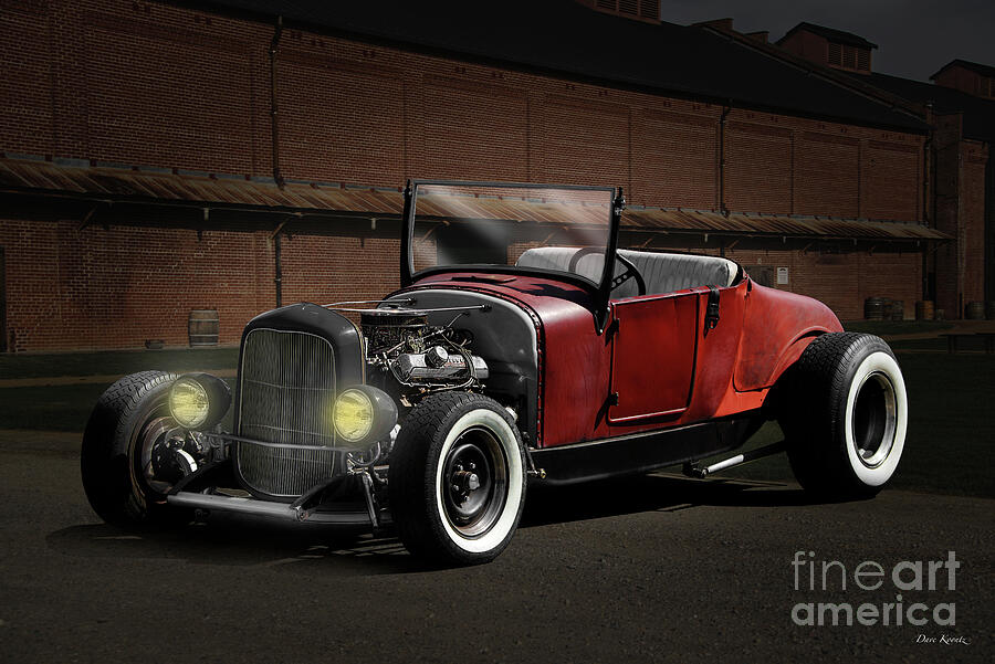 Vintage Photograph - 1926 Ford Oldie Roadster by Dave Koontz
