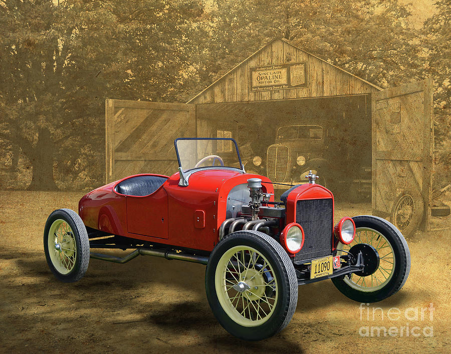 1926 Ford Hot Rod Photograph by Ron Long