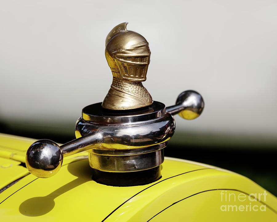 1927 Falcon-Knight Hood Ornament Photograph by Dennis Hedberg