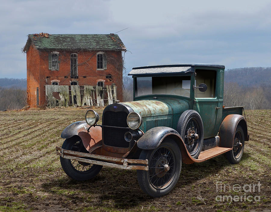 1928 Ford Model AA Truck Photograph by Ron Long