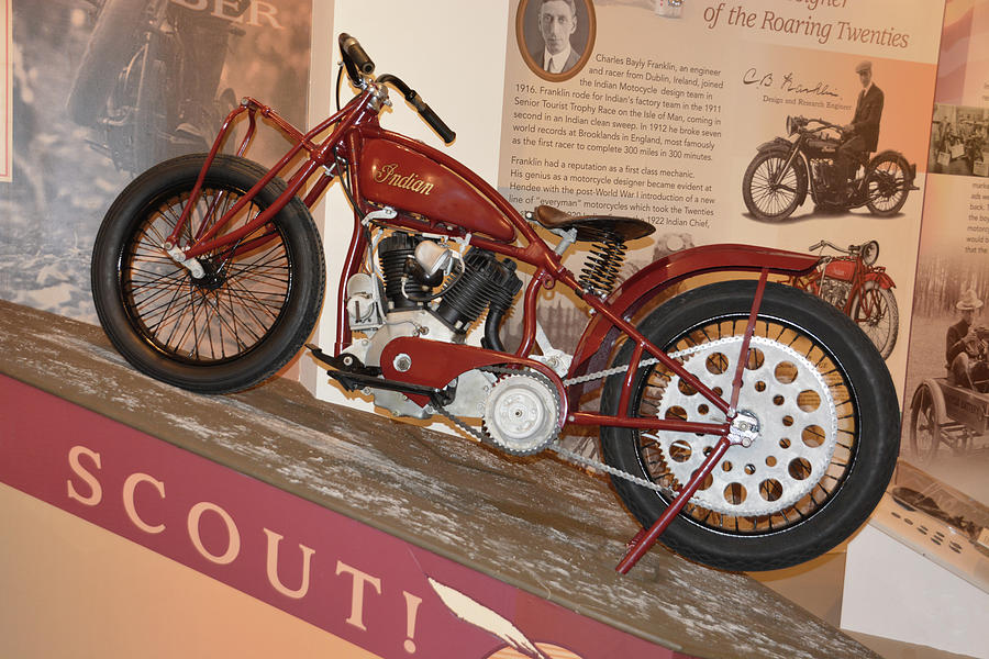 1929 Indian Scout 101 Photograph by Mike Martin
