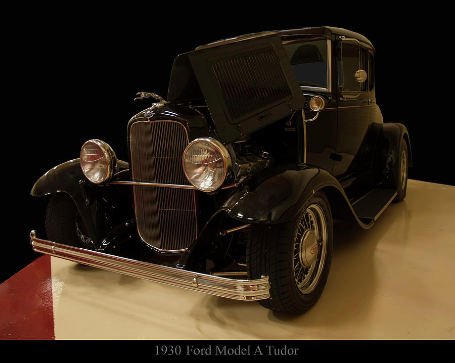 Ford Photograph - 1930 Ford Model A Tudor by Flees Photos