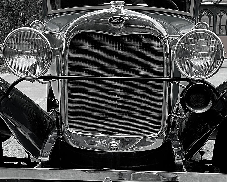 1930 Model A BW Photograph by Lee Darnell