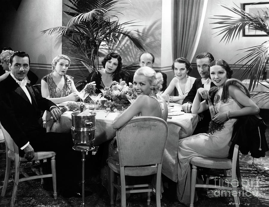 1930s Dinner Party Photograph by Sad Hill - Bizarre Los Angeles Archive
