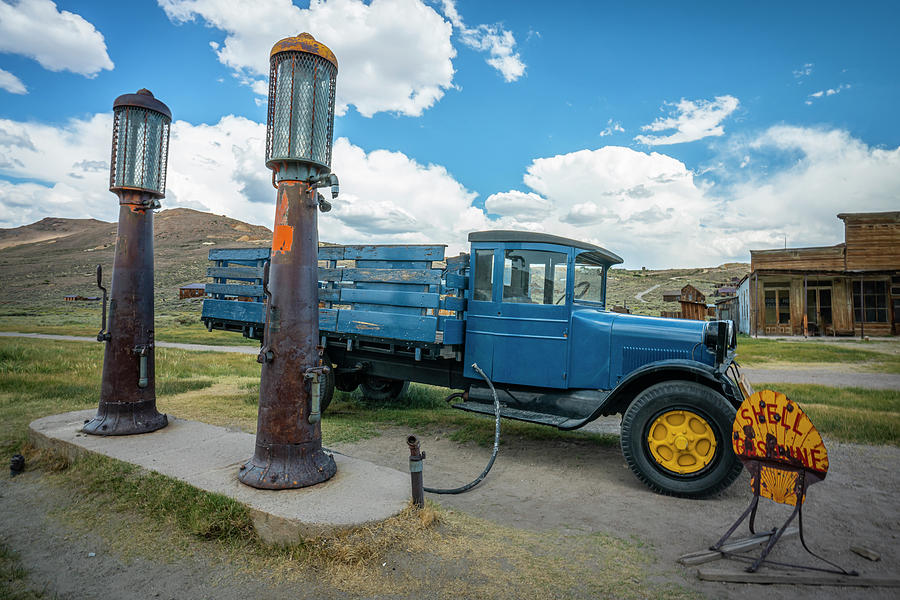 1930s Ford Model AA Bodie Gas Station Photograph by Ron Long Ltd Photography