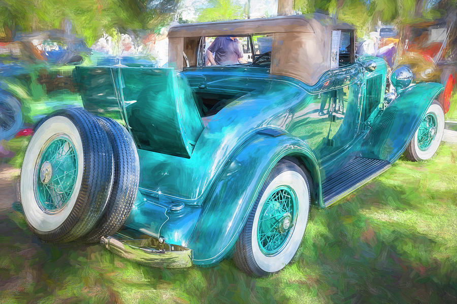 1931 Auburn 8 98A Custom Convertible Coupe X102 Photograph by Rich Franco