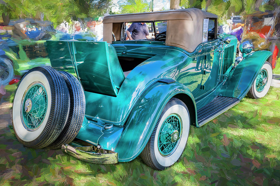 1931 Auburn 8 98A Custom Convertible Coupe X104 Photograph by Rich Franco