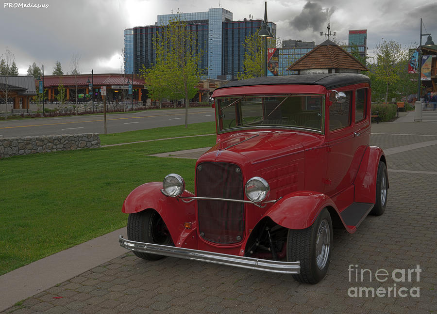 1931 Ford Model A  Deluxe Tudor 2 door Photograph by PROMedias US