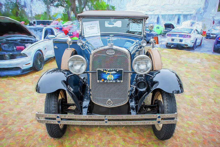 1931 Ford Model A Roadster X119 Photograph by Rich Franco