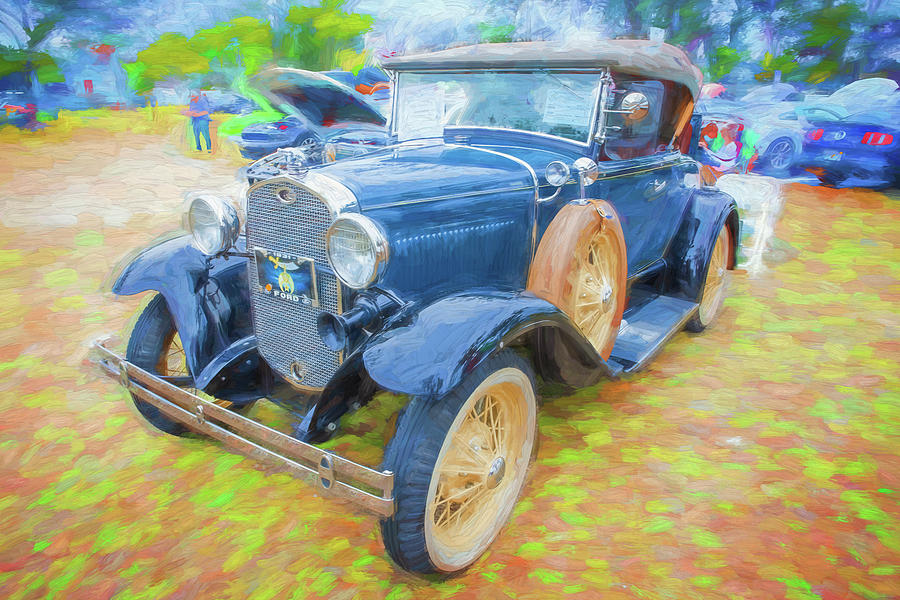 1931 Ford Model A Roadster X120 Photograph by Rich Franco