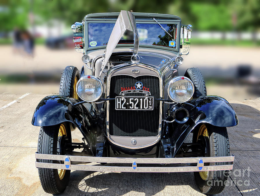 1931 Ford Model A Victoria #7590 Photograph by Earl Johnson
