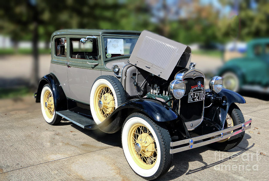 1931 Ford Model A Victoria #7592 Photograph by Earl Johnson
