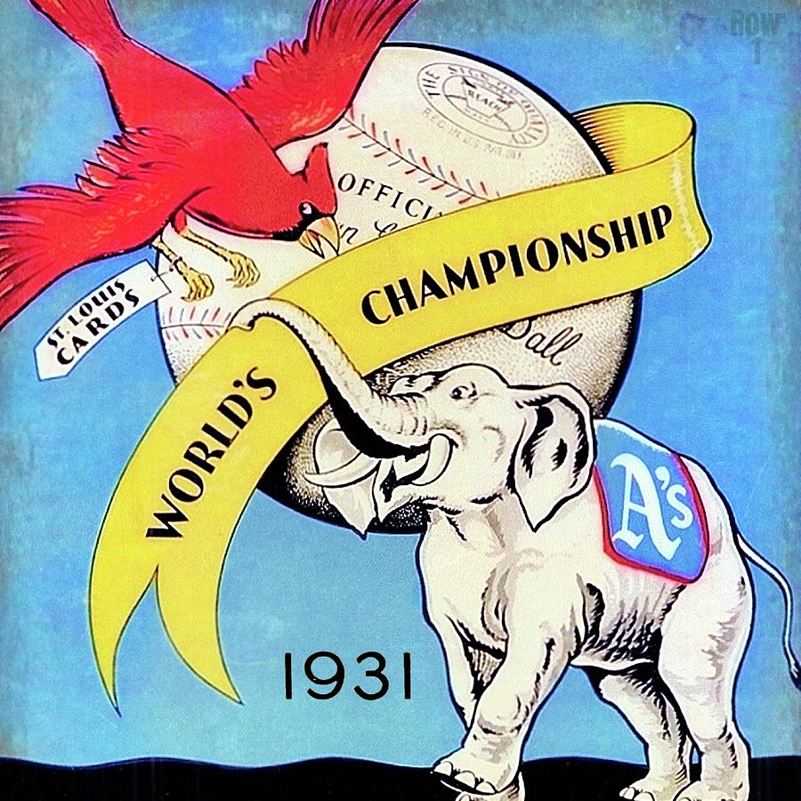 1931 World Series Remix Art Mixed Media by Row One Brand