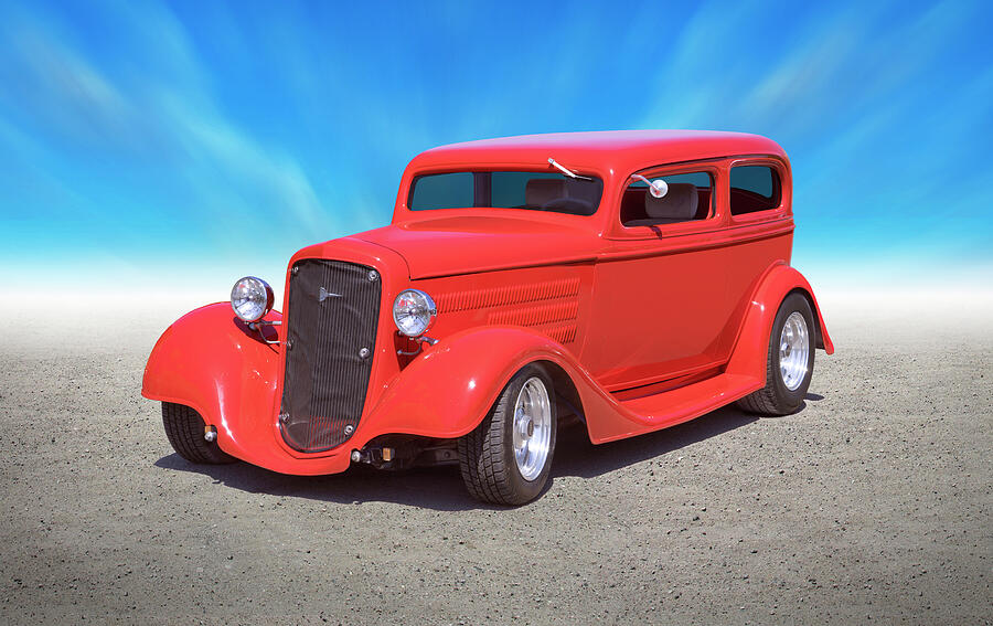 1932 Chevy Coupe Street Rod Photograph by Mike McGlothlen