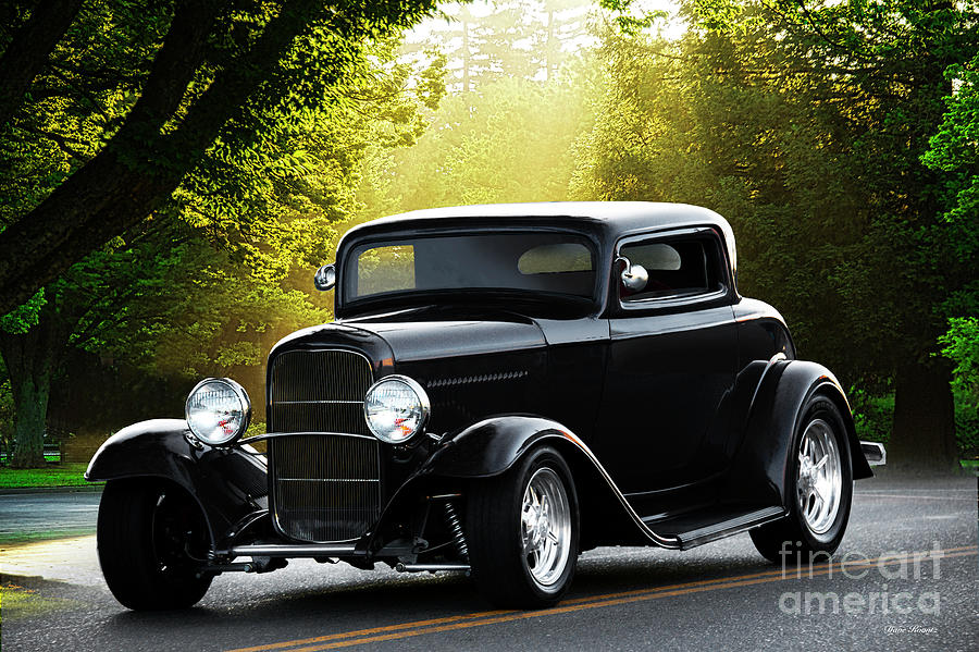 1932 Ford Black Beauty Coupe Photograph by Dave Koontz