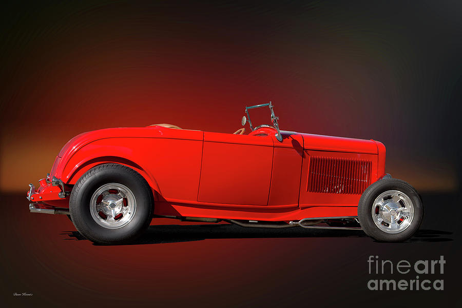 Transportation Photograph - 1932 Ford Daddys Dream Roadster by Dave Koontz
