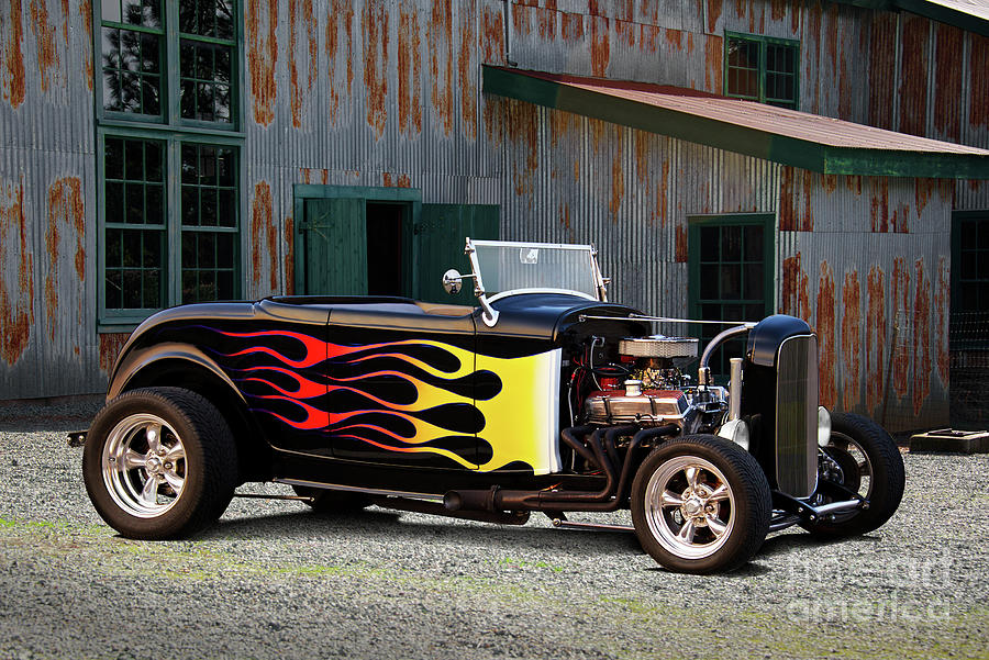 1932 Ford Fire Hazard Roadster Photograph by Dave Koontz