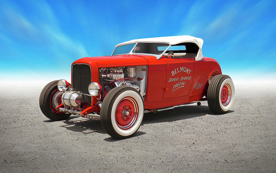 1932 Ford Roadster Top Up Photograph by Mike McGlothlen