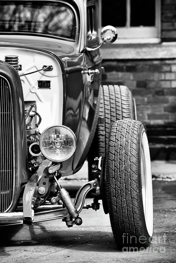 Car Photograph - 1932 Hot Rod Monochrome by Tim Gainey
