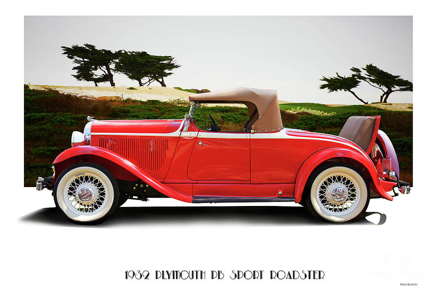 1932 Plymouth PB Sport Roadster Photograph by Dave Koontz