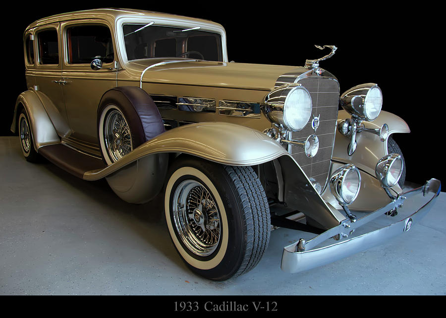 Cadillac Photograph - 1933 Cadillac V12 by Flees Photos