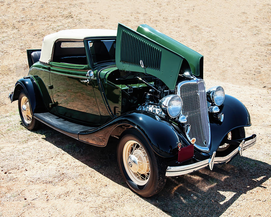 1933 Ford Convertible Photograph by Flees Photos