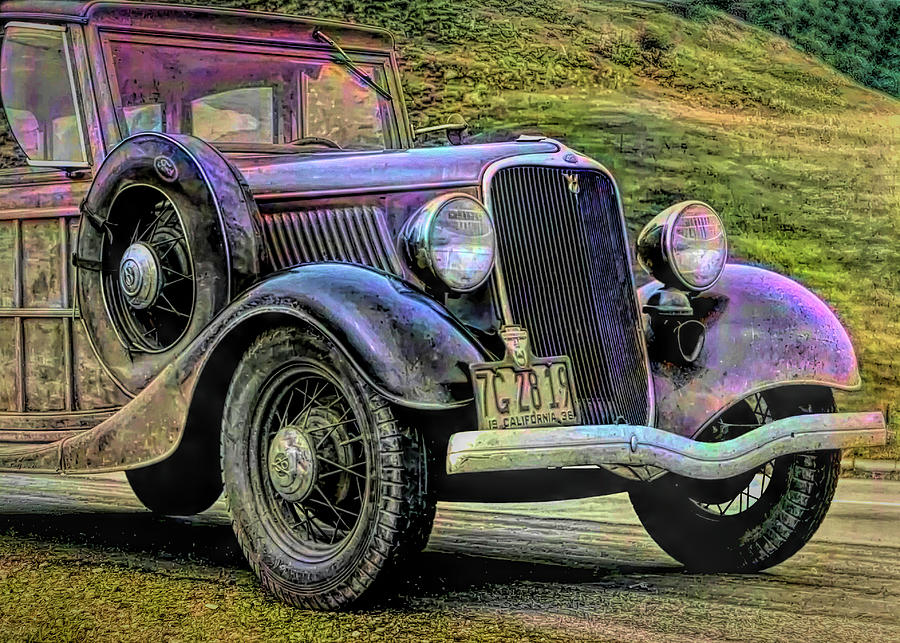1933 Ford Model C 4 Door Wagon Photograph by Rondal Partridge