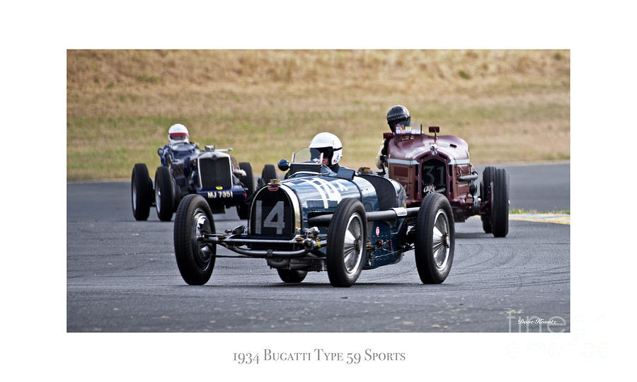 Transportation Photograph - 1934 Bugatti Type 59 Sports by Dave Koontz