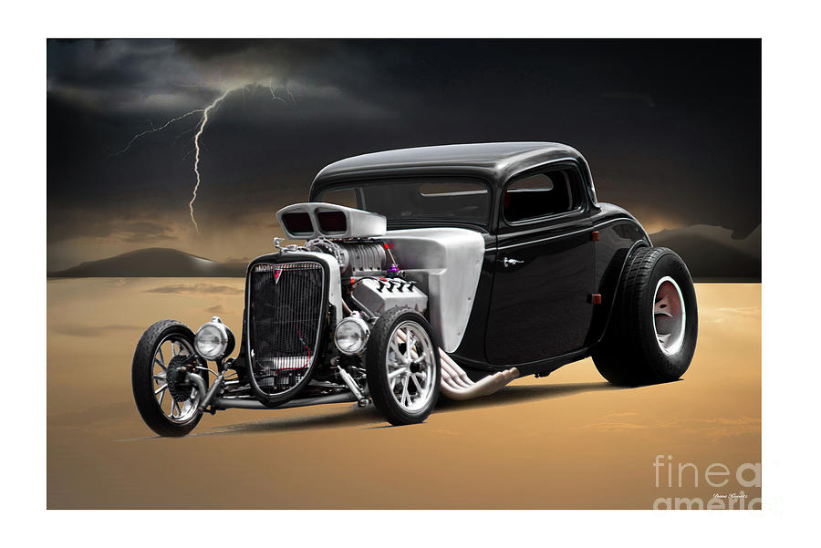 1934 Ford Desert Storm Coupe Photograph by Dave Koontz
