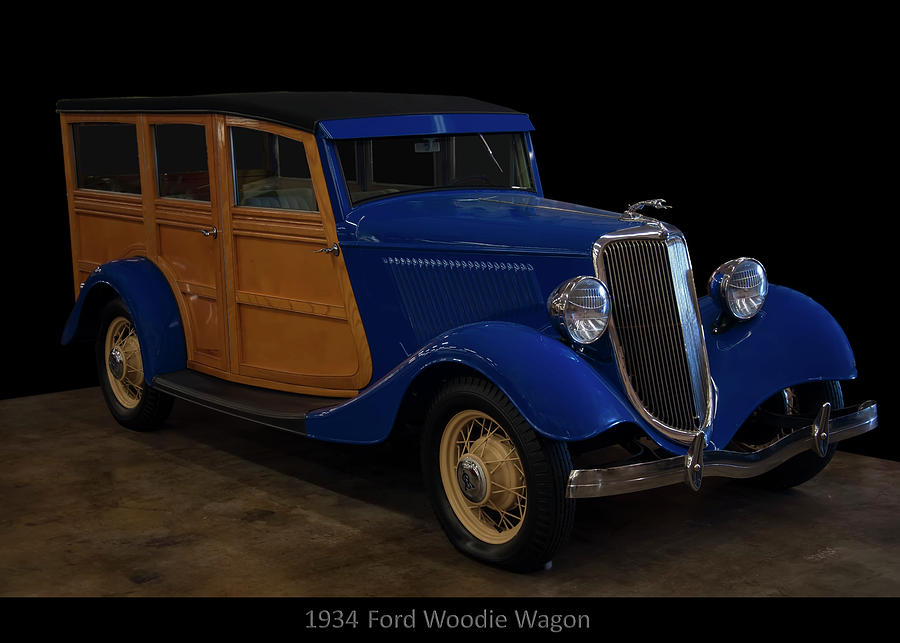 1934 Ford Woodie Wagon Photograph by Flees Photos