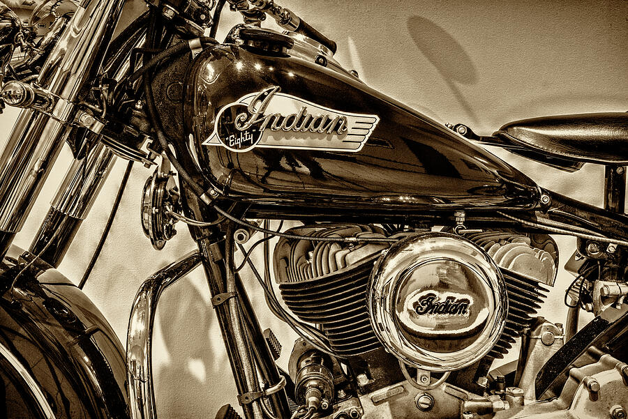 1934 Indian Chief - 2148 Photograph by Paul W Faust - Impressions of Light