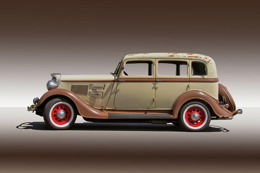 1934 Plymouth 4 Door Brown Sedan Photograph by Nick Gray | Fine Art America