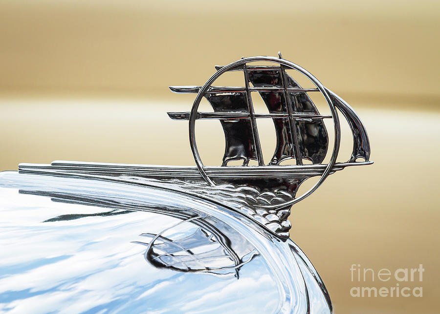 1934 Plymouth Hood Ornament Photograph by Dennis Hedberg