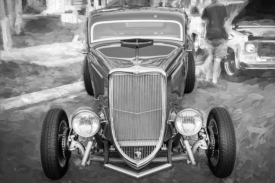 1934 Red Ford Hot Rod X107 Photograph by Rich Franco