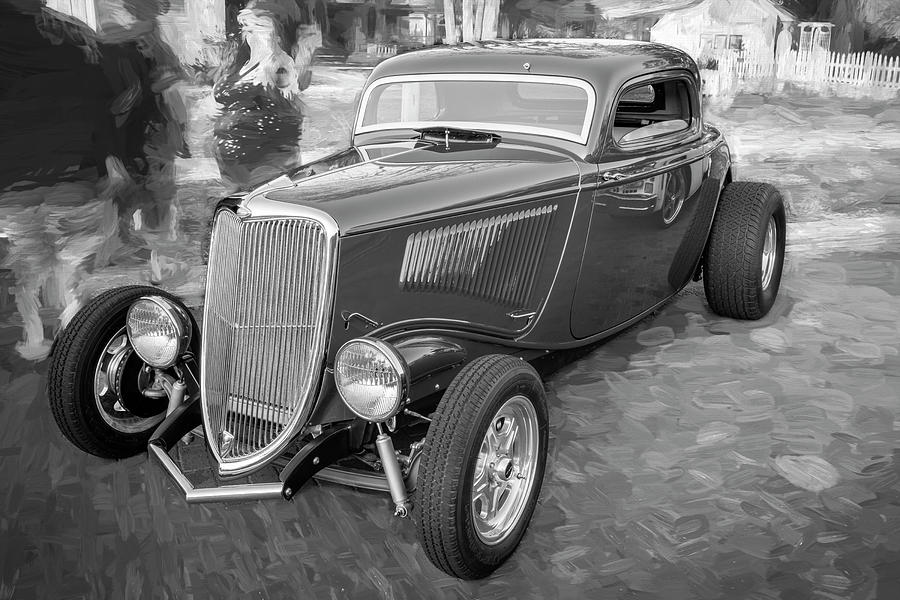 1934 Red Ford Hot Rod X113 Photograph by Rich Franco