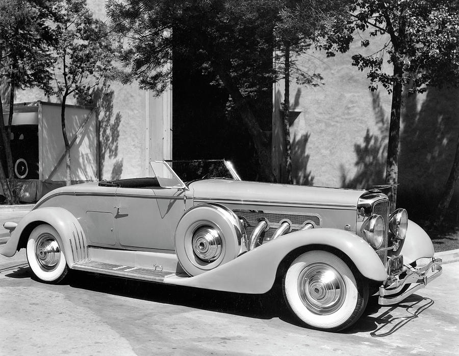 1935 Duesenberg J Convertible Coupe Photograph by Retrographs