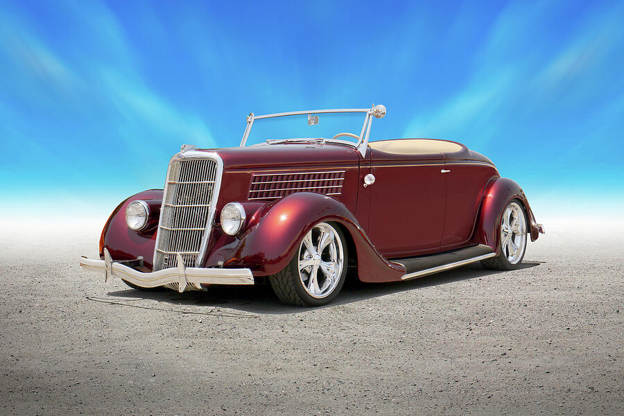 1935 ford Roadster Photograph by Mike McGlothlen