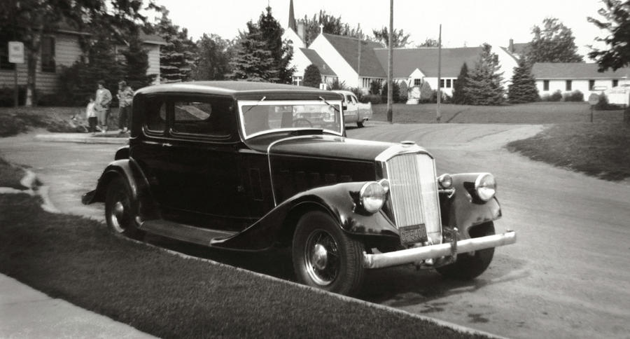 Vintage Photograph - 1935 Pierce Arrow Car by Marilyn Hunt
