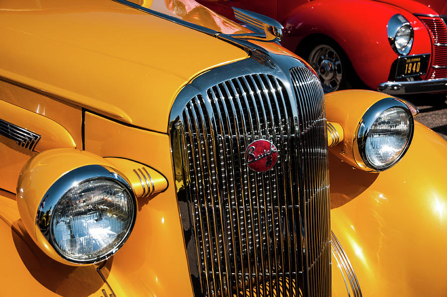 1936 Buick Roadster Grille Work Photograph by John Bartelt | Fine Art ...