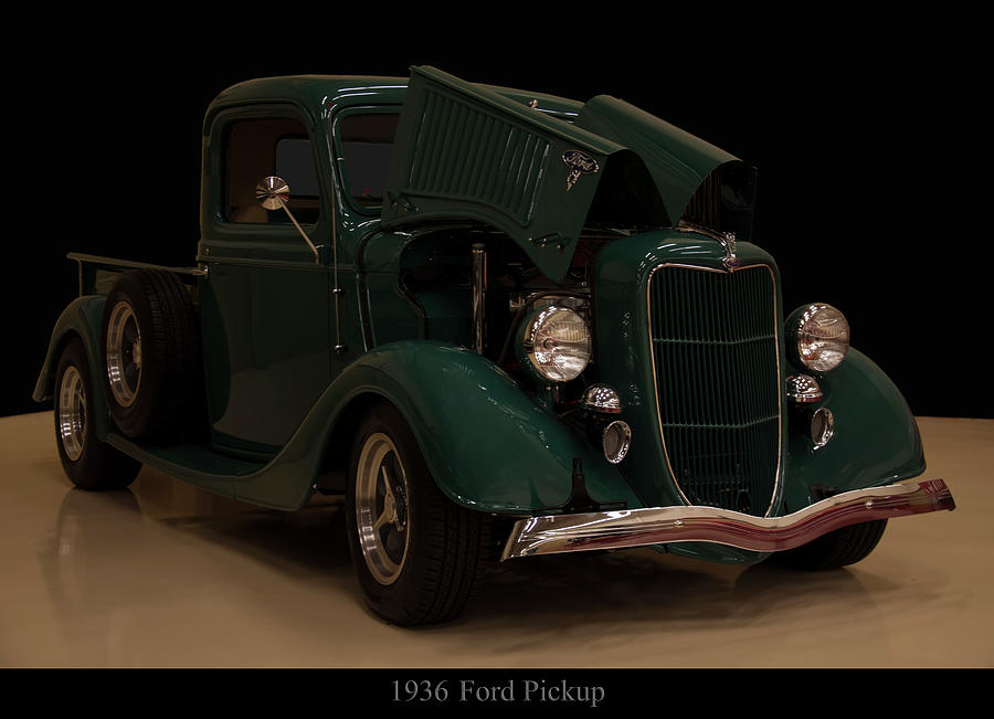 Ford Photograph - 1936 Ford Pickup by Flees Photos