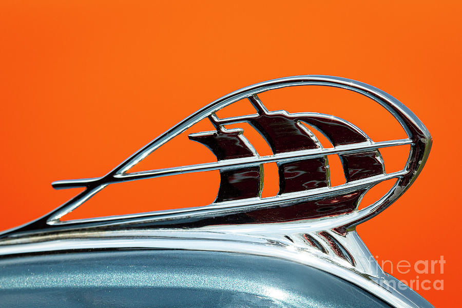 1936 Plymouth Hood Ornament Photograph by Dennis Hedberg