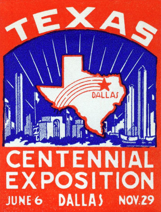 1936 Texas Centennial Exposition, Dallas Painting by Historic Image ...