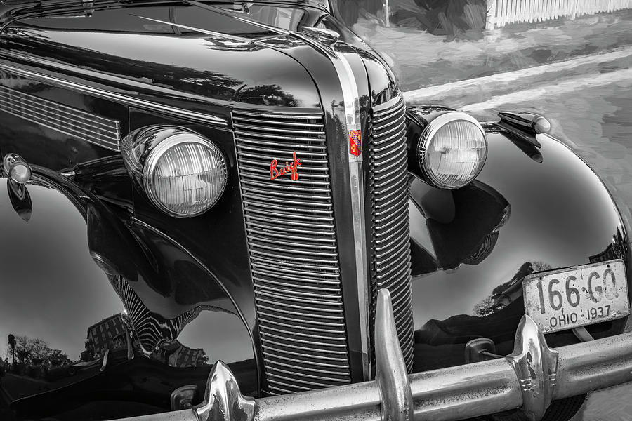 1937 Buick 4 Door Special Sedan X118 Photograph by Rich Franco