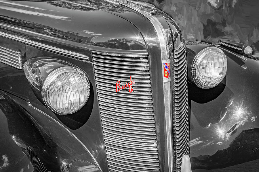 1937 Buick 4 Door Special Sedan X126 Photograph by Rich Franco