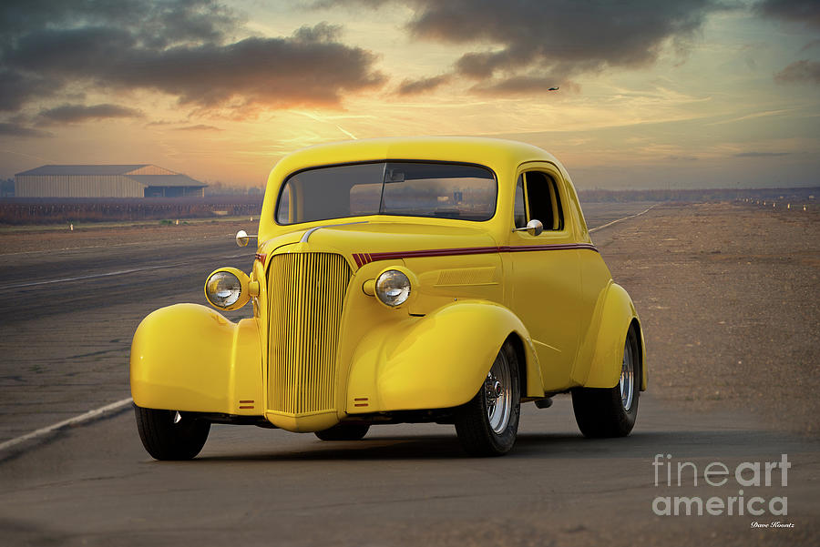 1937 Chevrolet All Business Coupe Photograph by Dave Koontz