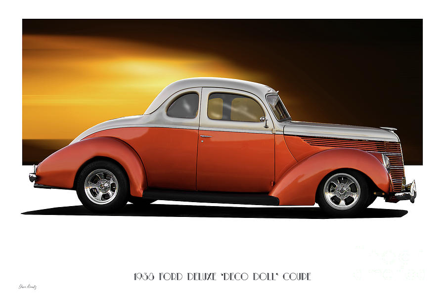 1938 Ford Deluxe Deco Doll Coupe Photograph by Dave Koontz