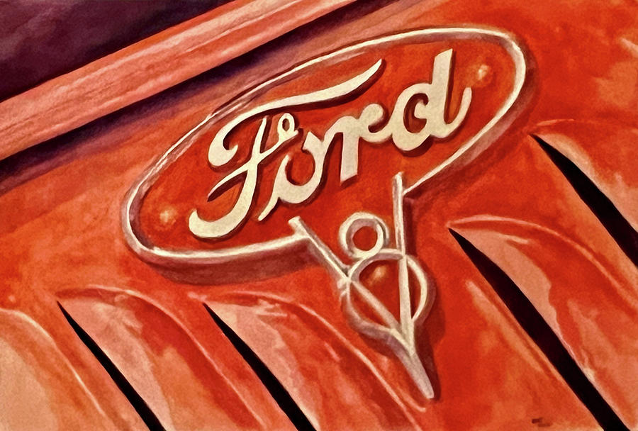 1938 Ford Pickup Painting by Grant Nixon