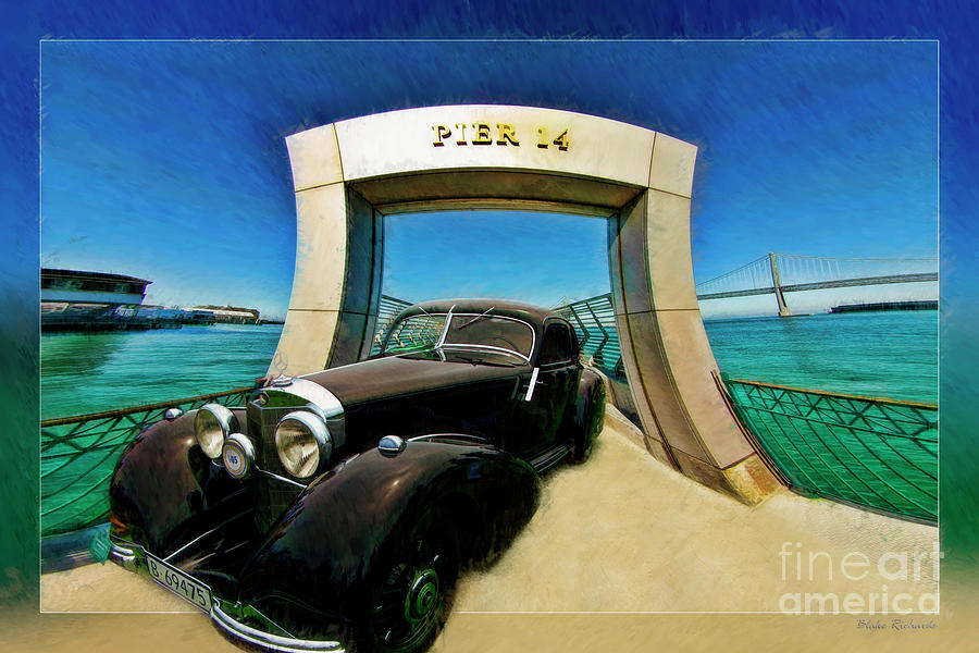 1938 Mercedes Benz 540k wins Pebble Beach Concours dElegance Best of Show 2021 Pier 14 Photograph by Blake Richards